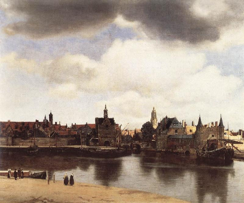 VERMEER VAN DELFT, Jan View of Delft sr China oil painting art